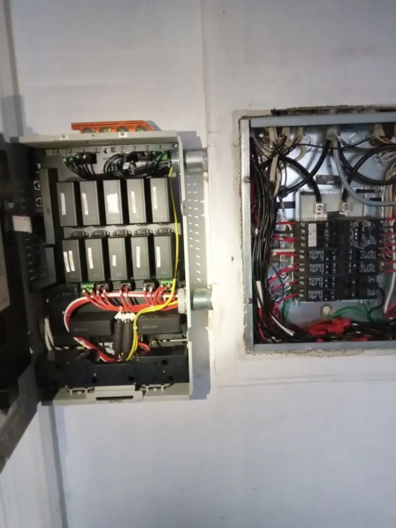 Electrical panel upgrade completed for Indoor Lighting Installation in Canyon Lake